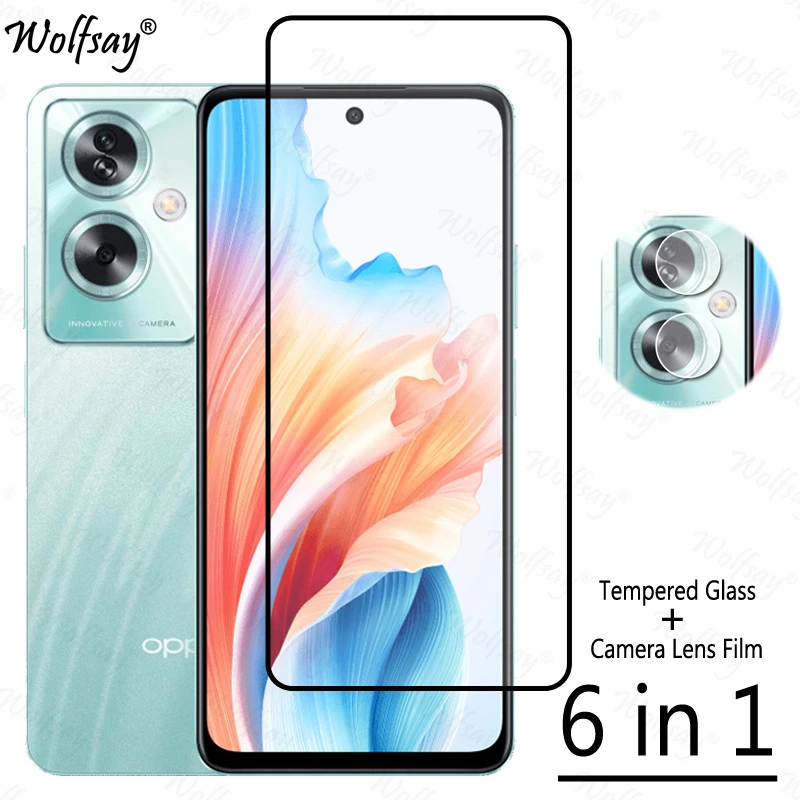

Full Cover Whole Glue Tempered Glass For Oppo A79 5G Screen Protector For Oppo A79 A 79 5G Camera Glass For Oppo A79 5G Glass