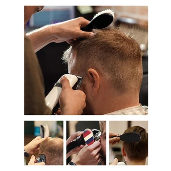 Set da Barba con Spazzola a Doppio Uso in Setole di Cinghiale, Strumenti Professionali per Barbiere, Riduce il Crespo, Pennello da Barba