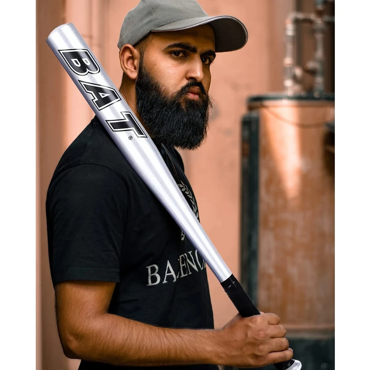 Batte de baseball de 79 cm en aluminium ou en bois - idéale pour l