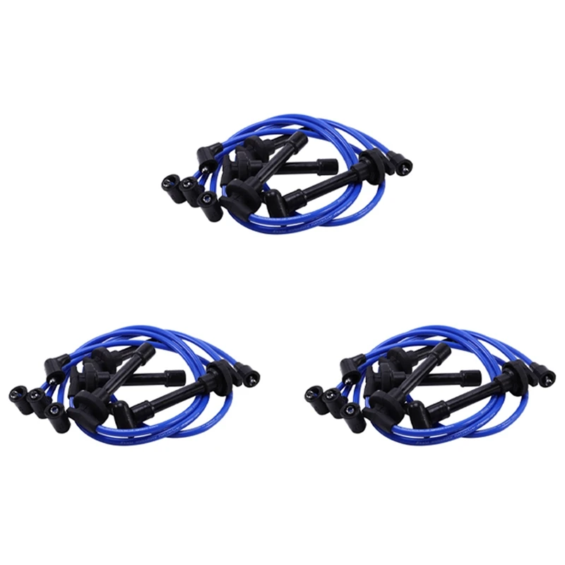 

Набор проводов свечей зажигания 3X 32700-PTO-000, высокопроизводительный провод зажигания для HONDA CIVIC DEL SOL 1992-2002 Blue