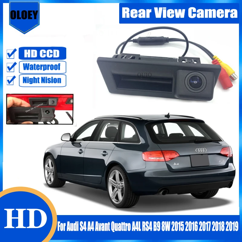 

Original Screen Input For Audi S4 A4 Avant Quattro A4L RS4 B9 8W 2015 2016 2017 2018 2019 Trunk Handle Parking Reversing Camera