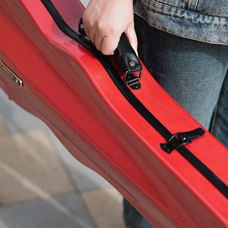 CHRISTINA バイオリンケース レッドドット 4/4サイズ 軽量 防水 硬質