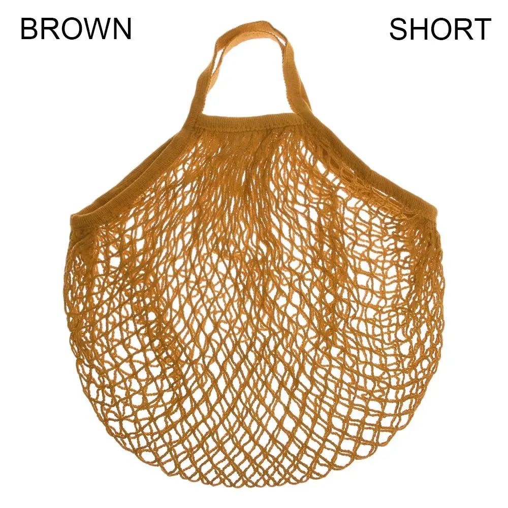 Eco-Friendly Reusable Cotton Mesh Tote Бag - Sustainable Woven Shopping & Storage Tote