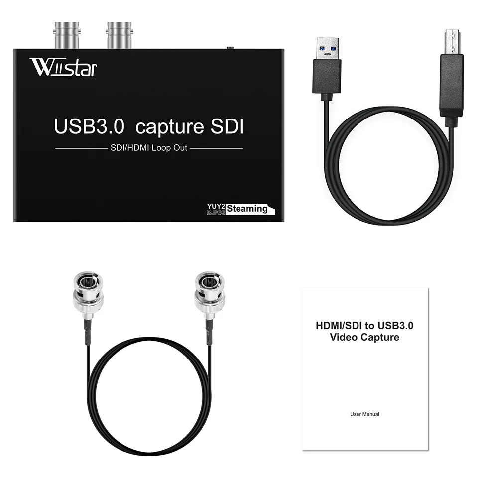 Video Capture Card UVC HDMI SDI ke USB Live Streaming