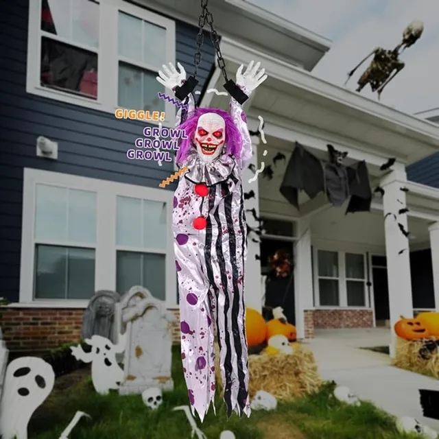 Halloween Hanging Clown Decoration 3