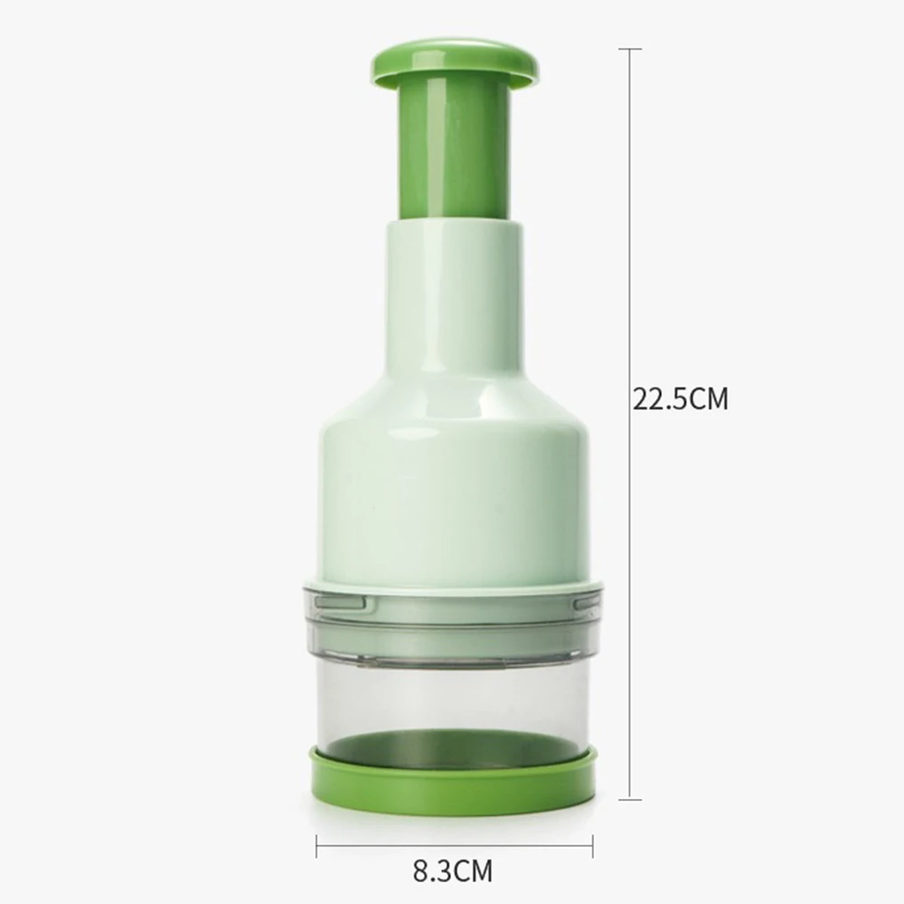 Hand Press Garlic Chopper Multi-Function Handheld Onion Mincer For Kitchen