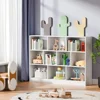 Open Shelf Bookcase, 10 Cube Storage Organizer with Anti-Tilt Device, Freestanding Horizonta Bookshelf Cube Shelf for Bedroom 3