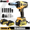 2000N.M Brushless Electric Impact Wrench 1/2 inch Cordless Rechargeable High Torque Hand Drill Power Tool For Makita 18V Battery 1