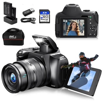 4K 72MP Vlogging Camera with 12X Optical Zoom 1