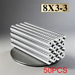 Versatile DIY Magnetic Holders for Home, Office, and Workshop (8x3 - 3 - 50pcs)