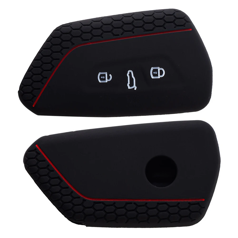 2 Pack Silicone Key Fob Case for Golf 8 and Skoda Enyaq IV Non Slip Design for Enhanced Grip and Functionality Key Case Key Case Cover Car Key Shell