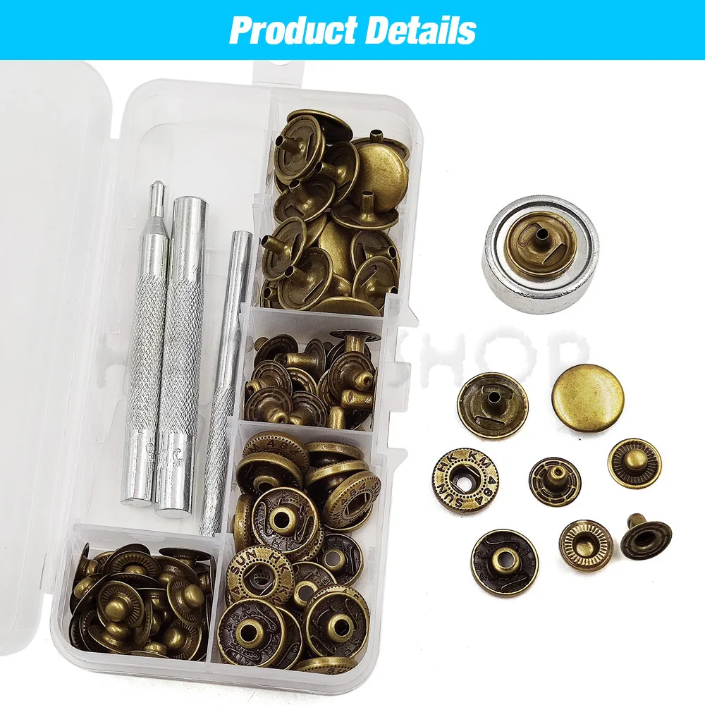 Button Snaps For Leather Work