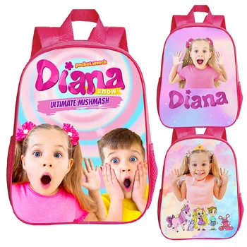 Diana e Roma Show Zaino per la scuola materna Borse da scuola per bambini Zaino per bambini per bambini Borse per libri per ragazze dei ragazzi Regalo