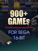 Console de jeu vidéo rétro sans fil 16 bits, pour Sega Genesis, compatible HDMI, plus de 900 jeux pour SEGA/FC 2