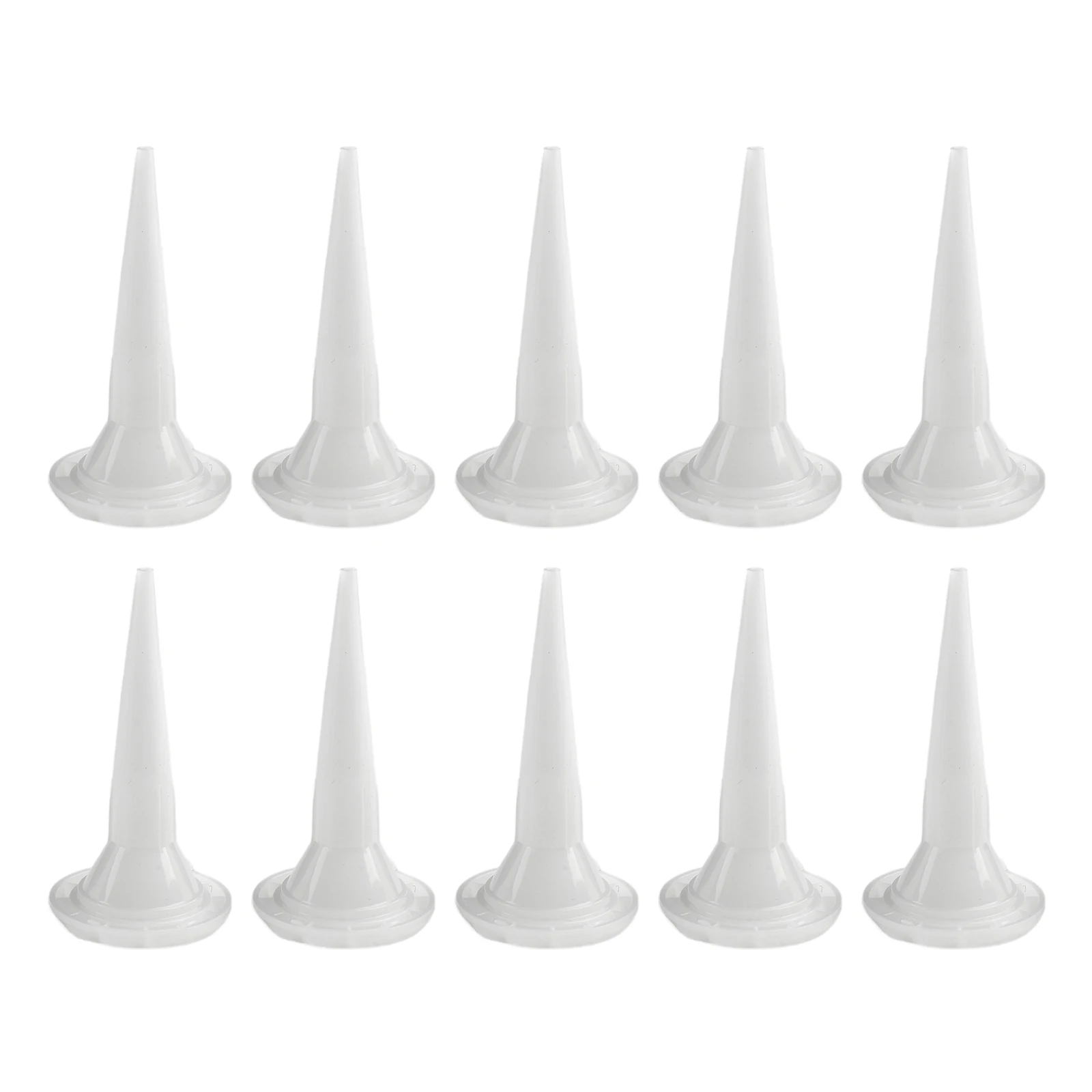

10pcs Structural Glue Nozzle Plastic Universal Caulking Nozzle Glass Glue Tip Mouth Construction Tools Accessories