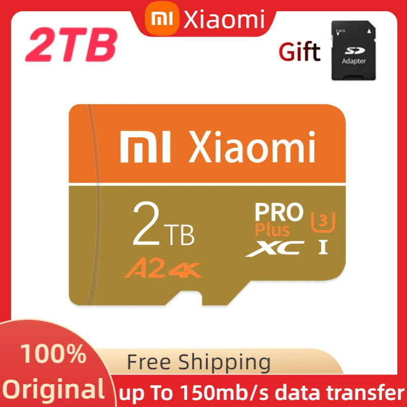 Xiaomi 2Tb Micro Tarjeta Sd Card A2 Class10 Flash Memory Card 1Tb 512Gb 256Gb 128Gb Per Giochi Kodak Nintendo Switch Regalo