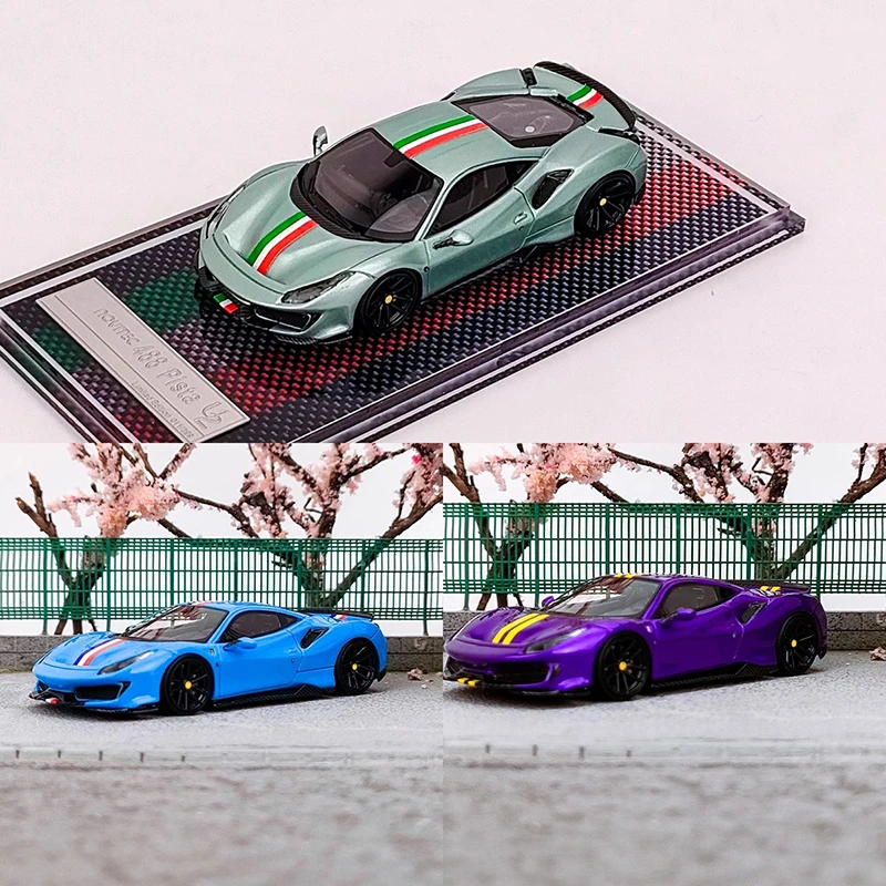 

U2 1:64 Scale Resin Novitec 488 Pista Toys Cars Model Supercar Classics Adult Nostalgia Ornaments Souvenir Gifts Static Display