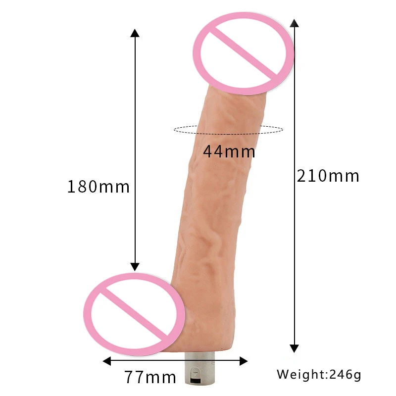 11 Types Traditional Sex Machine Attachments 3XLR Realistic Dildos Accessories Love Machine Sex Products For Women Men