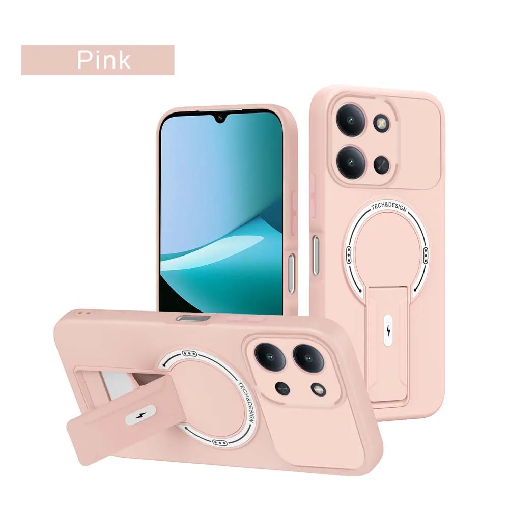 Matte Armor Kickstand Holder Back Cover Case