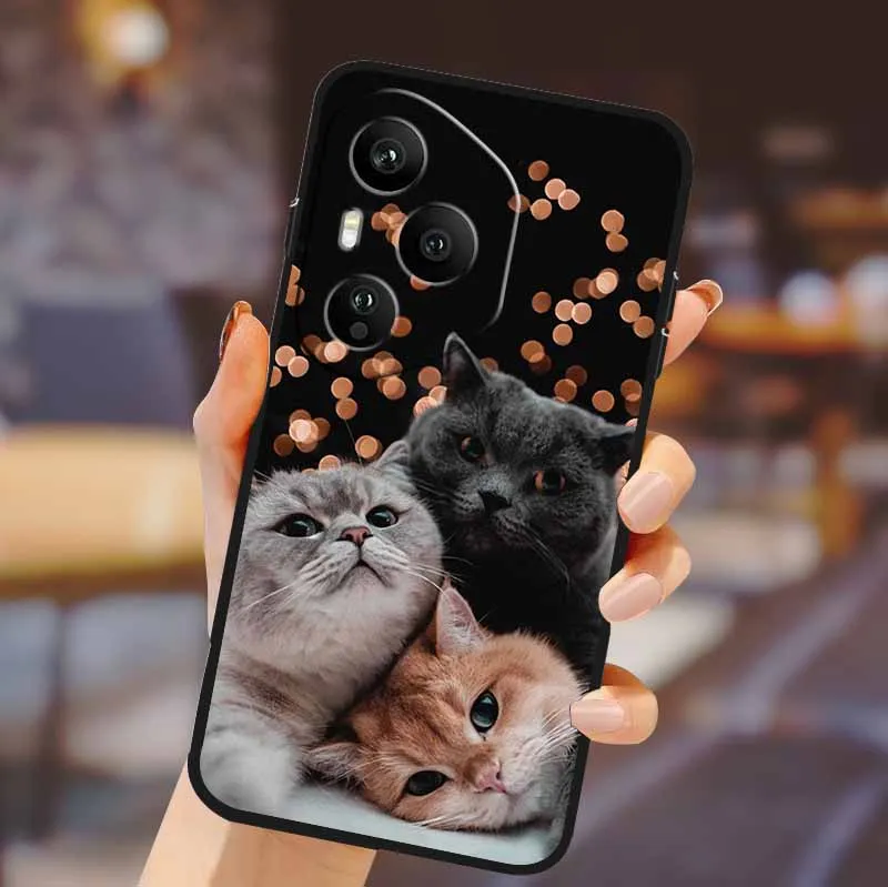 Floral Cartoon Anime Soft Silicone Phone Case Cover