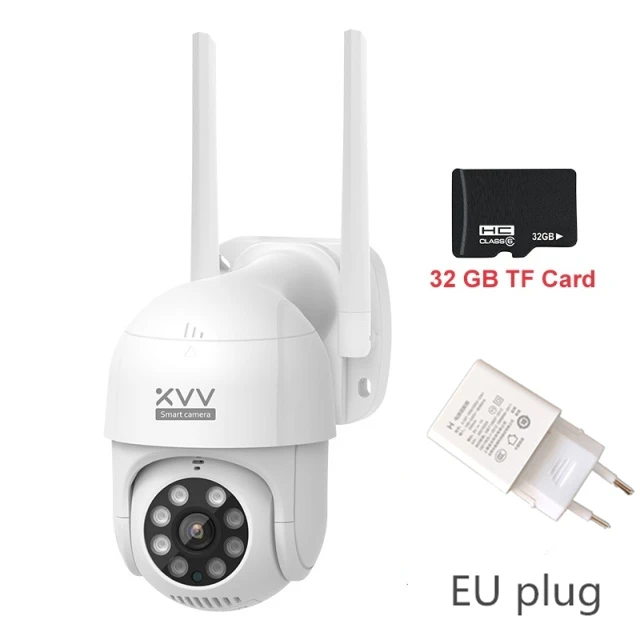 (Global version) Xiaovv Smart Outdoor Camera P1 2K 1296P 270° PTZ Rotate IP WiFi Cameras IP65 Waterproof Security Smart Home 