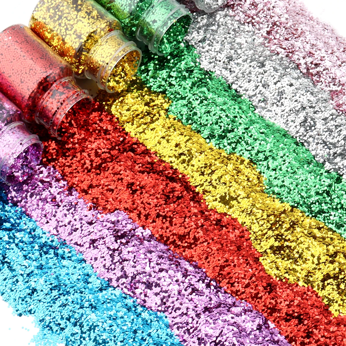 Vibrant Glitter Sprinkles for Creative DIY Makeup and Nail Art