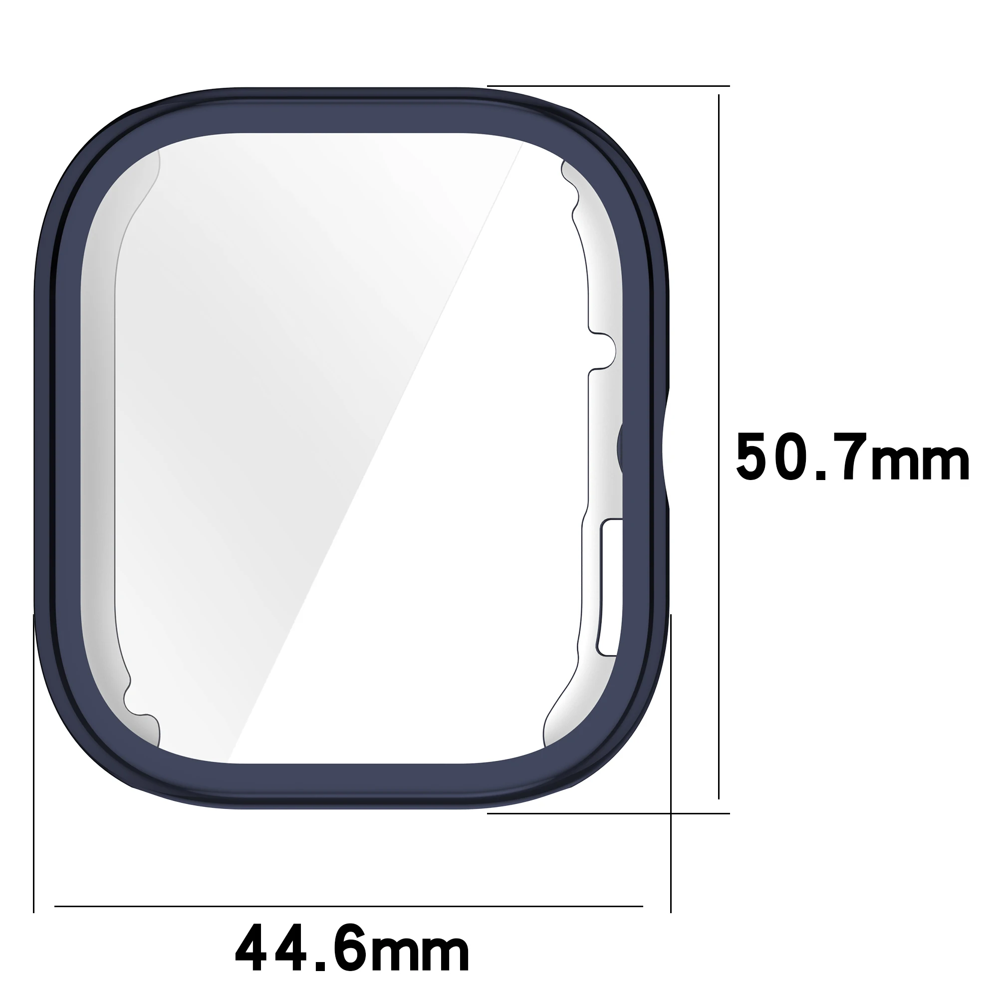 All-Around Soft TPU Bumper Frame and Screen Protector Shell