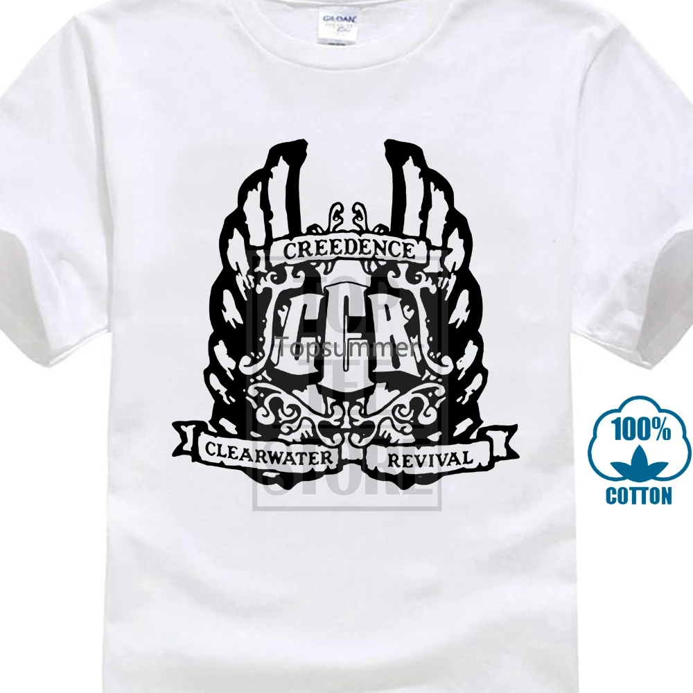 

Creedence Clearwater Revival T Shirt Classic Rock Vintage Distressed Style