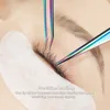 Colorful Curved Tip Eyelashes Tweezers Stainless Steel Precision Eyelash Grafting Tweezers Eye Makeup Eyelash Extension Tweezers 5