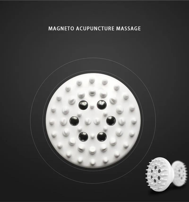 Handheld electric head neck lumbar back live dolphins massager acupuncture point massage stick-am45