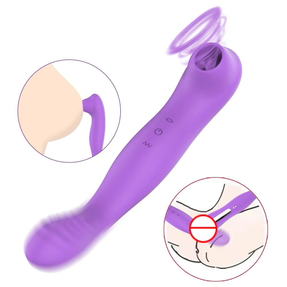 Powerful G-spot Clitoral Sucker Vibrator For Intense Stimulation_voghion.com