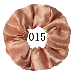 Silky Satin Hair Scrunchies - Elegant Elastic Ponytail Ties (PJ148-15)