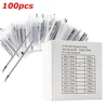 100PCS/Box Disposable 316 Steel Piercing Puncture Needles For Navel Nipple Ear Nose Lips Tattoo Supplies Kit 12g/13g/14g/16g/18g 1