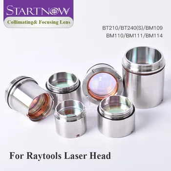 Raytools-파이버 레이저 포커싱 콜리메이팅 렌즈, 렌즈 홀더 포함, BT240S, BM114, 0-6KW, 레이저 커팅 헤드, D30, 37 F100, 125