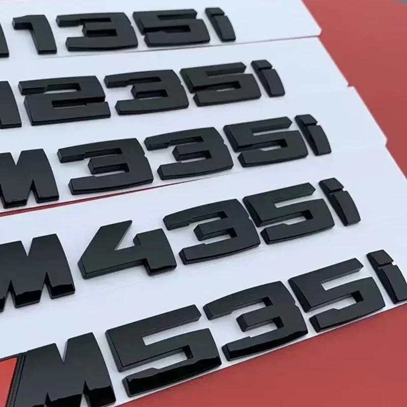 BMW용 3D ABS 리어 부트 트렁크 엠블럼 배지 로고, 자동차 스티커, BMW F10 F30 E36 E90 M M140i M240i M340i M440i M540i M640i M740i