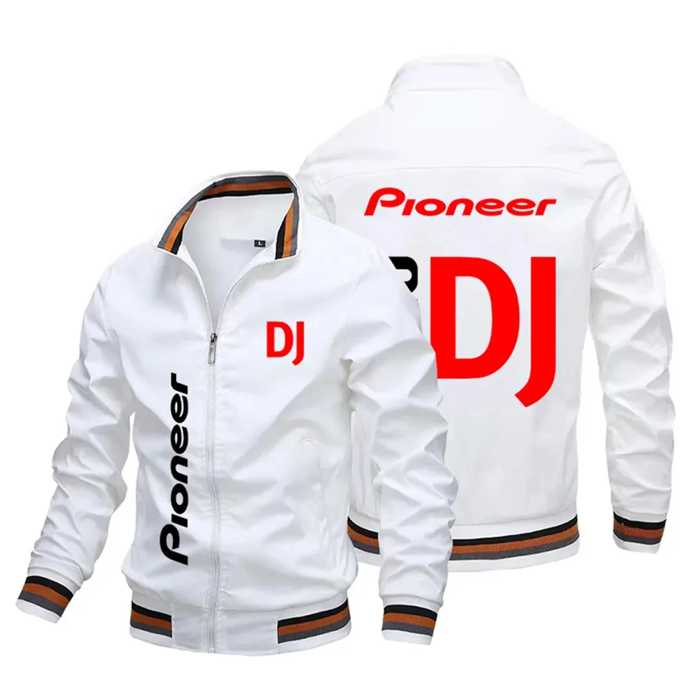 24 Year Leisure Spring and Autumn Men's Polo Collar Standing Neck Zipper Casual Printed Jacket