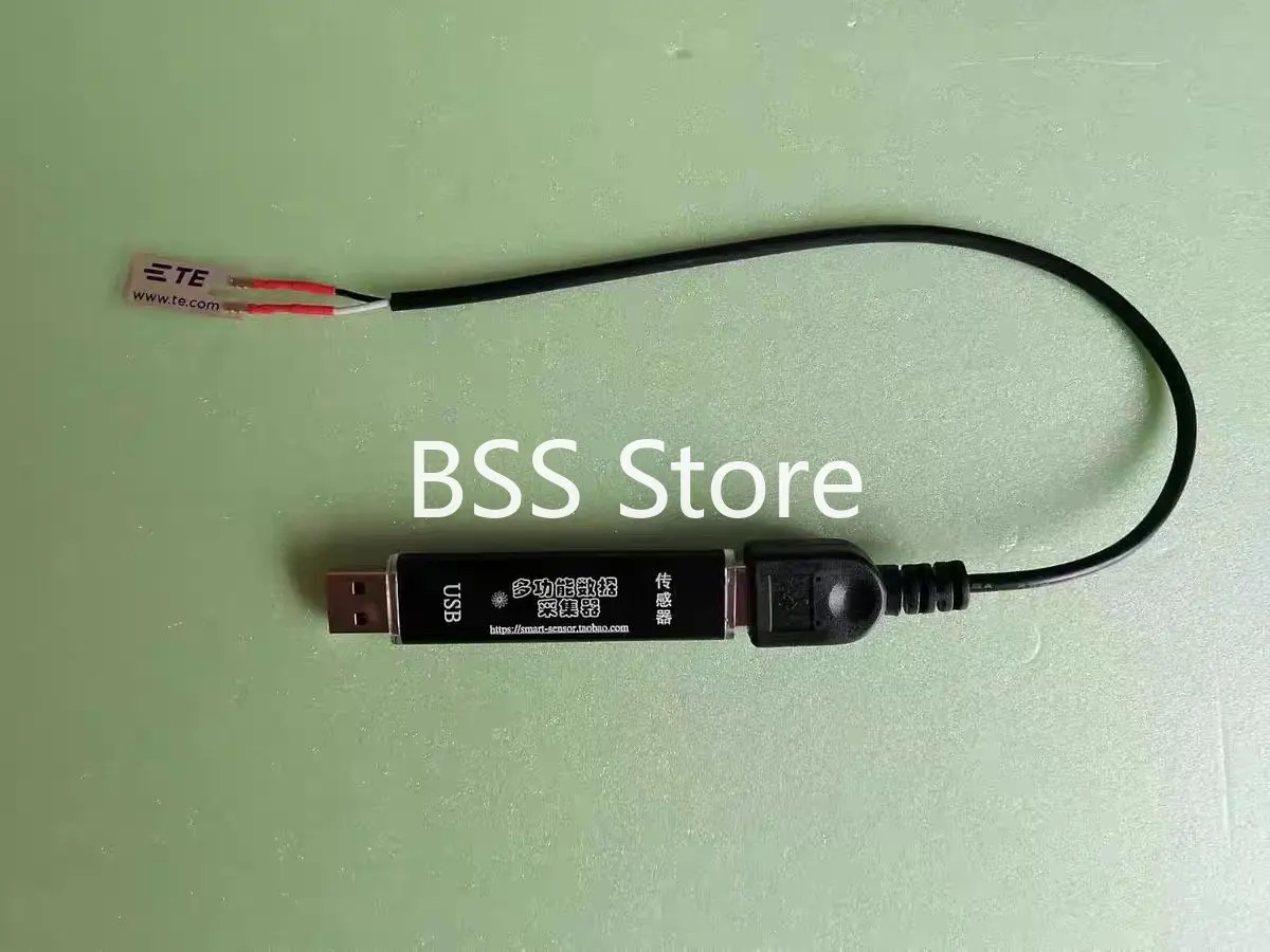 

PVDF piezoelectric film, charge amplifier, USB data collector, sensor data acquisition