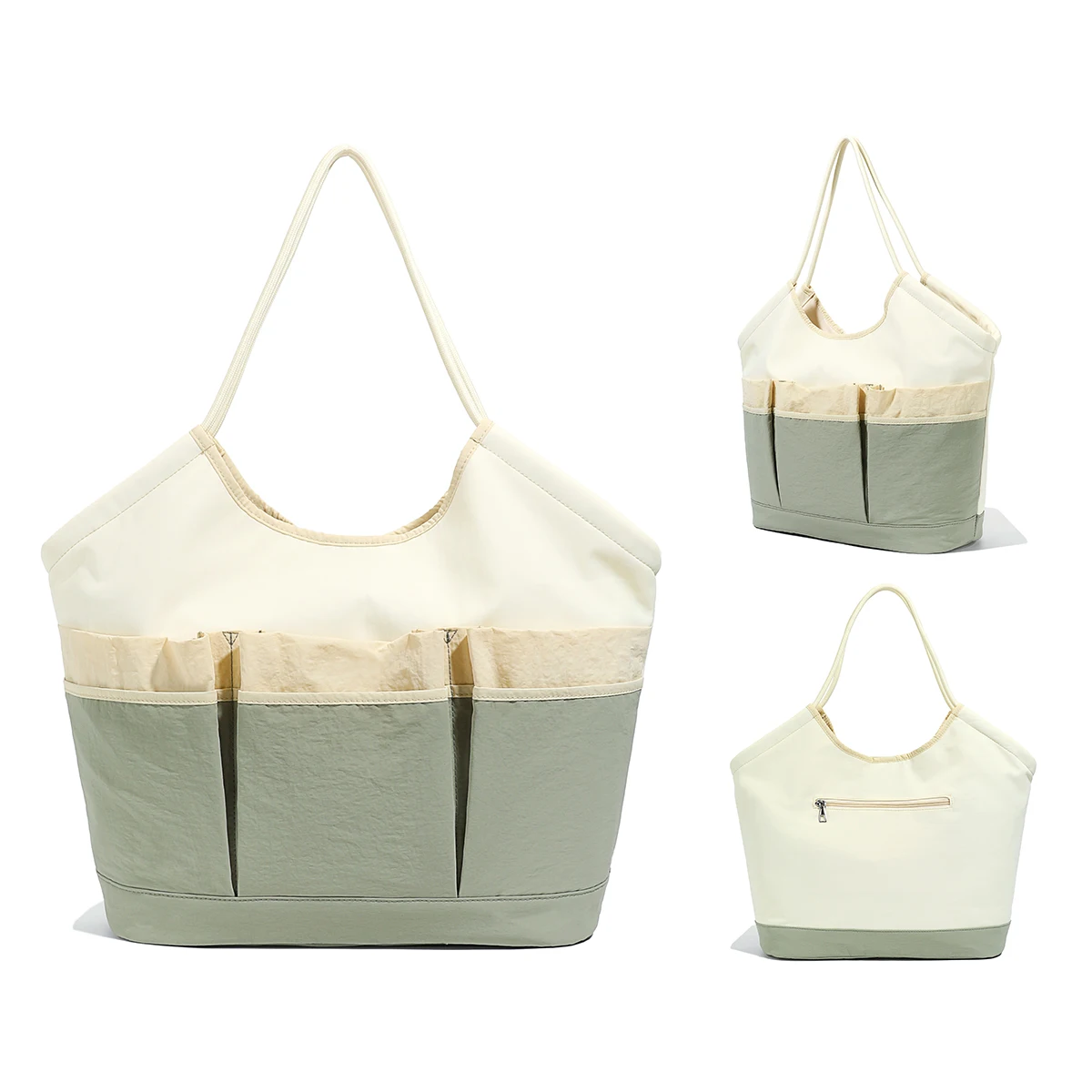 Lightweight Bag for Women, Large Capacity, Waterproof Shoulder Bag, Color Matching, Suitable for Students, Simple and Versatile, Casual Shopping Tote Bag, Suitable for Commuting to Work