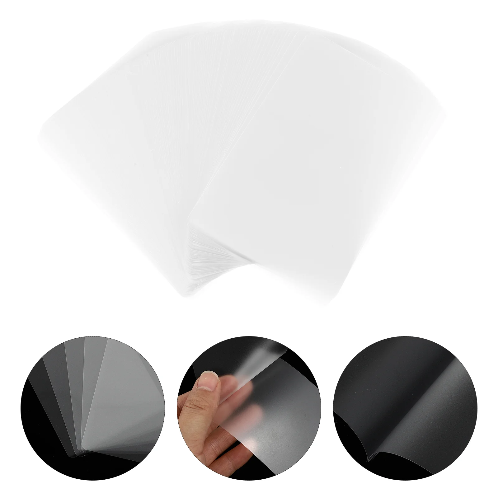 

Transparent Lamination Sheets Thermal Pouches Photo Plastic Film Thermoplastic Film Photo File Waterproof Protective Film