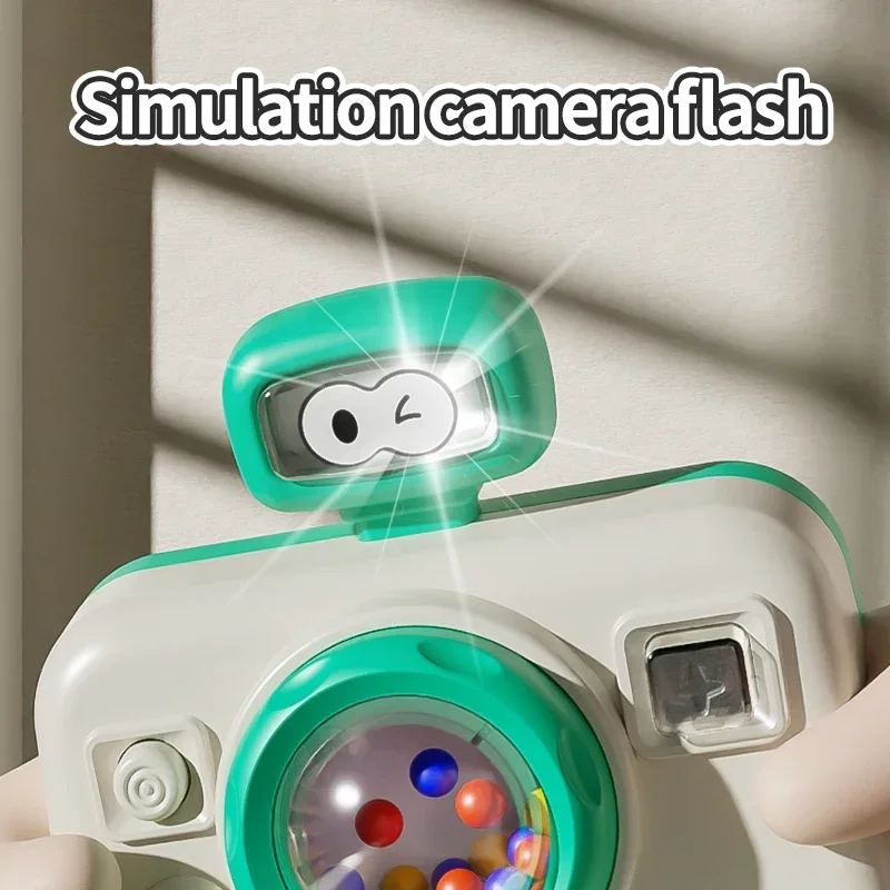 Baby Music Piano Camera Toy Simulation Camera Sound Maker Light Musical Hand Excesise Education Toy for Toddler Gift for Newborn