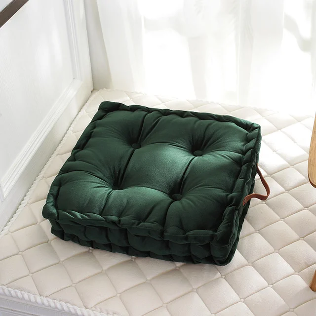 Square Pouf Tatami Cushion Pillow Floor Cushions Soft Seat Pillow Pad Throw Pillow Cushion Home Sofa Tatami Cushion 