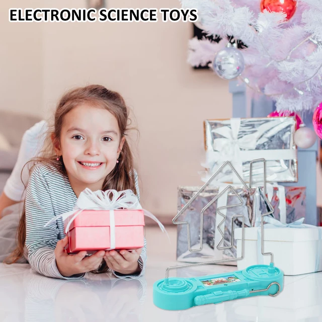 Electric Shock Bump Maze Toy Classic Electric Touch Maze Game Toy with Light Sound Kids Adult Party Funny Game Educational Toy 3