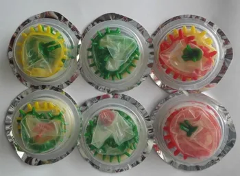 5 pcs Men Condoms Adult Sex Products Sensation Female G-spot Vaginal Stimulation Condoms Sophora Viciifolia Spike Penis Sleeve 5