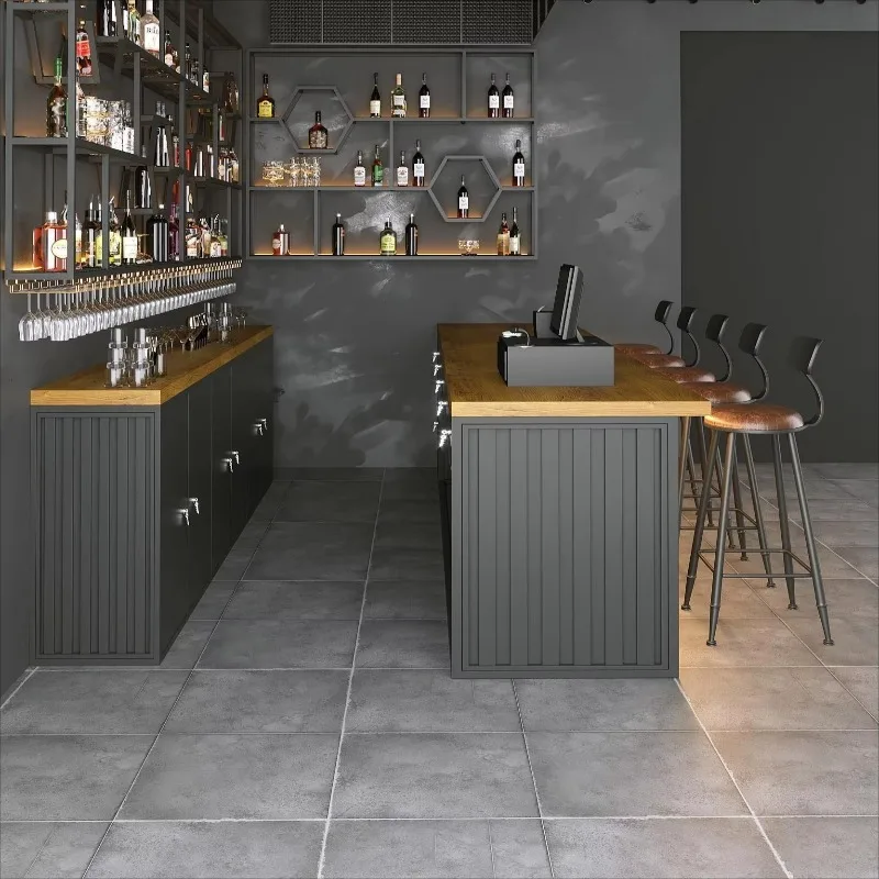 Tavoli e sedie moderni in acciaio inox per ristorante con portabottiglie per bar personalizzabili - immagine 4