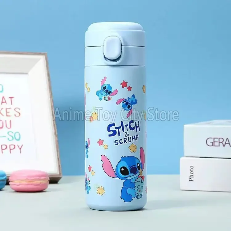 thumbnail image 5 of Botella de agua portátil con termo de Disney Stitch de 420 ml, de acero inoxidable, para viaje, 5 of 5