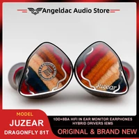 JUZEAR Dragonfly 81T 1DD+8BA HiFi In Ear Monitor Earphones Hybrid Drivers IEMs with 3.5+4.4mm Interchangeable Plugs 1