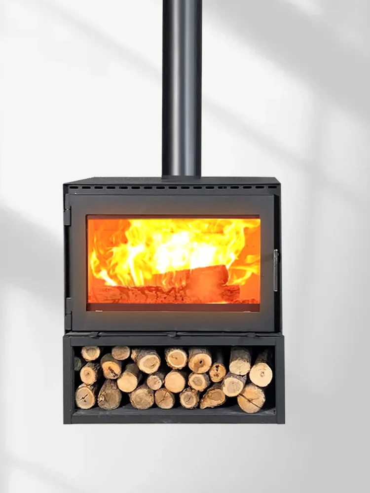 Fireplace Real Fire Burning Wood Living Room Interior Smoke-free Heating  Stove Rural B u0026 B Villa Embedded Burning Wood Stove - Figurines u0026  Miniatures - AliExpress