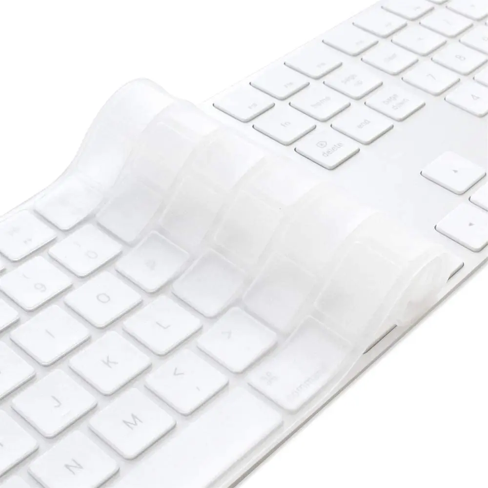 Keyboard With Numeric Keypad Wired Usb Mb110ll/B A 1243 G6 A 1943 For Apple Imac Magic Silicone Keyboard Cover Protector Skin