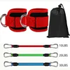 Ankle Straps Resistance Bands Set Fitness Workout Yoga Exercise Equipment Glutes Legs Strength Training for Gym Man Woman 4