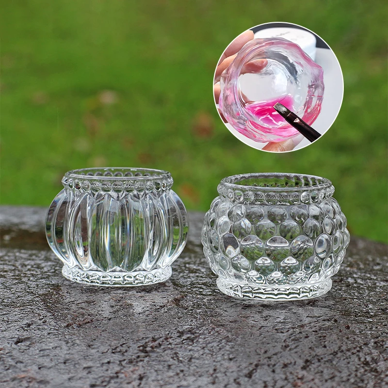 1 Piece Nail Art Tool Cleaning Cup Soak Bowl Nail Art Tool Sterilizer Cup Tools Cleaner Container Net Basket Case Manicure